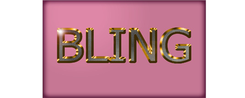 Bling Text Effect တစ္ခုကို ဖန္တီးျခင္း (3)